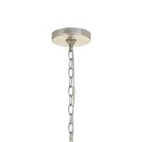 Four Light Chandelier by Crystorama - Arielle Collection, Antique Silver Finish - ARI-304-SA-CL-MWP