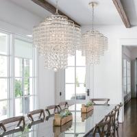 Four Light Chandelier by Crystorama - Arielle Collection, Antique Silver Finish - ARI-304-SA-CL-MWP