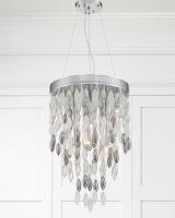 Six Light Chandelier by Crystorama - Hudson Collection, Polished Chrome Finish - HUD-A2216-CH