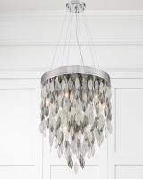 Nine Light Chandelier by Crystorama - Hudson Collection, Polished Chrome Finish - HUD-A2219-CH