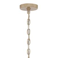 Four Light Chandelier by Crystorama - Jayna Collection, Burnished Silver Finish - JAY-A5004-BS