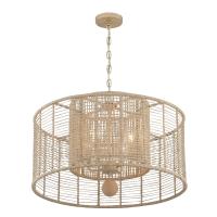 Four Light Chandelier by Crystorama - Jayna Collection, Burnished Silver Finish - JAY-A5004-BS