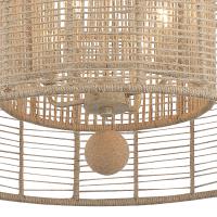 Four Light Chandelier by Crystorama - Jayna Collection, Burnished Silver Finish - JAY-A5004-BS