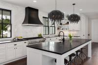 Six Light Chandelier by Crystorama - Poppy Collection, Matte Black Finish - POP-A5076-MK