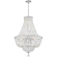 Nine Light Chandelier by Crystorama - Roslyn Collection, Polished Chrome Finish - ROS-A1009-CH-CL-MWP