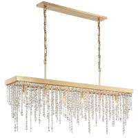Six Light Chandelier by Crystorama - Winham Collection, Antique Gold Finish - WIN-617-GA-CL-MWP