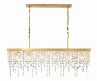 Six Light Chandelier by Crystorama - Winham Collection, Antique Gold Finish - WIN-617-GA-CL-MWP