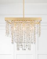 Eight Light Chandelier by Crystorama - Winham Collection, Antique Gold Finish - WIN-618-GA-CL-MWP