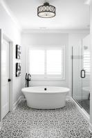 Three Light Semi Flush Mount by Crystorama - Graham Collection, Matte Black Finish - 285-MK