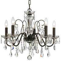 Five Light Chandelier by Crystorama - Butler Collection, English Bronze Finish - 3025-EB-CL-MWP