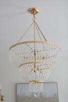 Eight Light Chandelier by Crystorama - Rylee Collection, Antique Gold Finish - 610-GA