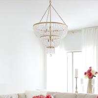 Eight Light Chandelier by Crystorama - Rylee Collection, Antique Gold Finish - 610-GA