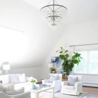 Eight Light Chandelier by Crystorama - Rylee Collection, Matte Black Finish - 610-MK