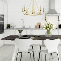 Eight Light Chandelier by Crystorama - Bailey Collection, Aged Brass Finish - BAI-A2108-AG