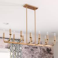 12 Light Chandelier by Crystorama - Bailey Collection, Aged Brass Finish - BAI-A2112-AG