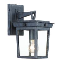 One Light Outdoor Wall Sconce by Crystorama - Belmont Collection, Graphite Finish - BEL-A8061-GE