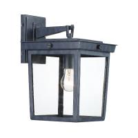 One Light Outdoor Wall Sconce by Crystorama - Belmont Collection, Graphite Finish - BEL-A8062-GE