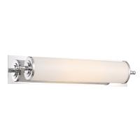 LED Bathroom Vanity by Crystorama - Foster Collection, Polished Chrome Finish - FOS-A8051-CH