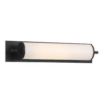 LED Bathroom Vanity by Crystorama - Foster Collection, Matte Black Finish - FOS-A8051-MK