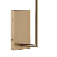 One Light Wall Sconce by Crystorama - Lena Collection, Vibrant Gold Finish - LEN-250-OP-VG