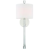 One Light Wall Sconce by Crystorama - Rachel Collection, Polished Nickel Finish - RAC-A3501-PN
