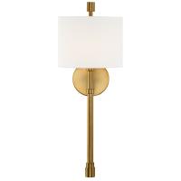 One Light Wall Sconce by Crystorama - Rachel Collection, Vibrant Gold Finish - RAC-A3501-VG