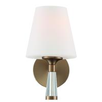 One Light Wall Sconce by Crystorama - Ramsey Collection, Vibrant Gold Finish - RAM-A3401-VG