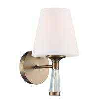 One Light Wall Sconce by Crystorama - Ramsey Collection, Vibrant Gold Finish - RAM-A3401-VG