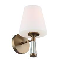 One Light Wall Sconce by Crystorama - Ramsey Collection, Vibrant Gold Finish - RAM-A3401-VG