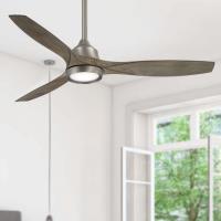 60"Ceiling Fan by Minka Aire - Skyhawk Collection, Burnished Nickel Finish - F749L-BNK