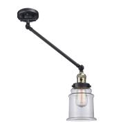 One Light Swing Arm by Innovations - Franklin Restoration Collection, Black Antique Brass Finish - 237-BAB-G182