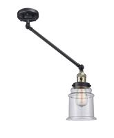 One Light Swing Arm by Innovations - Franklin Restoration Collection, Black Antique Brass Finish - 237-BAB-G184