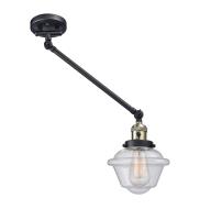 One Light Swing Arm by Innovations - Franklin Restoration Collection, Black Antique Brass Finish - 237-BAB-G534