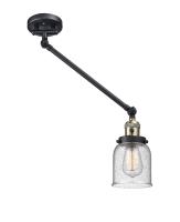 One Light Swing Arm by Innovations - Franklin Restoration Collection, Black Antique Brass Finish - 237-BAB-G54