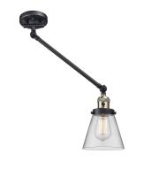 One Light Swing Arm by Innovations - Franklin Restoration Collection, Black Antique Brass Finish - 237-BAB-G62