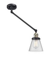 One Light Swing Arm by Innovations - Franklin Restoration Collection, Black Antique Brass Finish - 237-BAB-G64