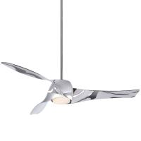 58"Ceiling Fan by Minka Aire - Artemis Collection, Liquid Nickel Finish - F803DL-LN