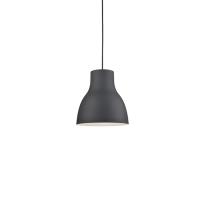 One Light Pendant by Kuzco Lighting - Cradle Collection, Black Finish - 494213-BK