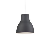 One Light Pendant by Kuzco Lighting - Cradle Collection, Black Finish - 494224-BK