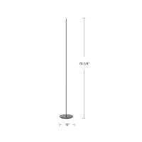 LED Floor Lamp by Kuzco Lighting - Reeds Collection, Black Finish - FL46748-BK