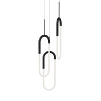 LED Pendant by Kuzco Lighting - Huron Collection, Black Finish - MP95103-BK