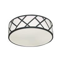 LED Flush Mount by AFX Lighting - Haven Collection, Black Finish - HVNF17LAJUDBK