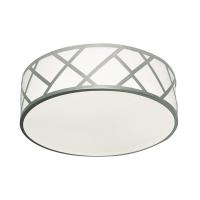 LED Flush Mount by AFX Lighting - Haven Collection, Satin Nickel Finish - HVNF17LAJUDSN