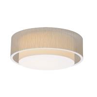 LED Flush Mount by AFX Lighting - Sanibel Collection, Jute Finish - SAF1824LAJUD-JT