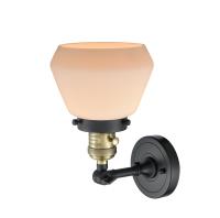 One Light Wall Sconce by Innovations - Franklin Restoration Collection, Black Antique Brass Finish - 203SW-BAB-G171