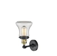 One Light Wall Sconce by Innovations - Franklin Restoration Collection, Black Antique Brass Finish - 203SW-BAB-G192