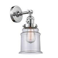 One Light Wall Sconce by Innovations - Franklin Restoration Collection, Polished Chrome Finish - 203SW-PC-G182