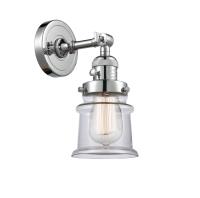 One Light Wall Sconce by Innovations - Franklin Restoration Collection, Polished Chrome Finish - 203SW-PC-G182S