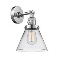 One Light Wall Sconce by Innovations - Franklin Restoration Collection, Polished Chrome Finish - 203SW-PC-G42
