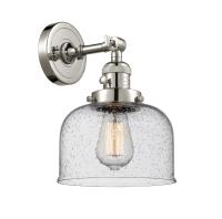 One Light Wall Sconce by Innovations - Franklin Restoration Collection, Polished Nickel Finish - 203SW-PN-G74